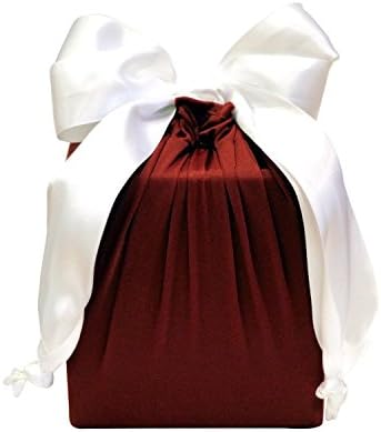 Eco Friendly + Reusable Stretchy Fabric Gift Wrap - Merlot (Small/Medium Combo Pack)