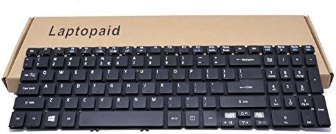 Laptopaid New Keyboard Without frame For Acer Aspire V5-531 V5-531P V5-551 V5-551G V5-571 V5-571G V5-571P V5-571PG M5-581G M5-581T M5-581TG MP-11F53U4-528 US Black