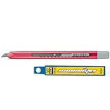 タジマ スリム&替刃10枚セット 赤 (適合替刃LB-20P) 200R-B20