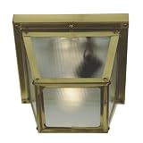 Kenroy Home 10288PB Entryway 1 Light Flush Mount in Polished Brass
