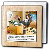 Muskrat Divorce Attorney - 6 Inch Tile Napkin Holder