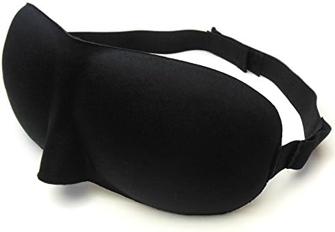 SLMBR Sleep Mask for Men and Women - Contoured All In One Travel Eye Mask with Earplugs and MP3 Track for Meditation and Relaxation.
