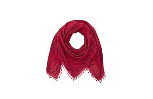 Marc by Marc Jacobs Fular Woven Logo Plaid (Frambuesa)