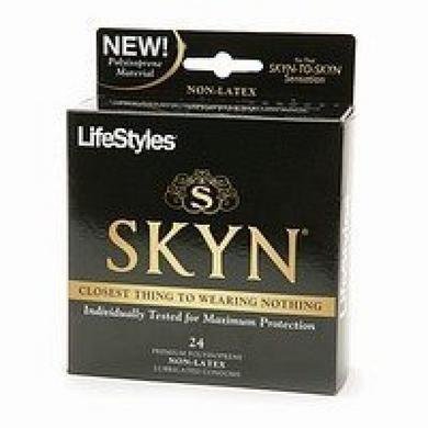Lifestyles Skyn Premium Polyisoprene Non Latex Lubricated Condoms 24 ct
