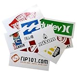 Assorted Skateboard Sticker Pack