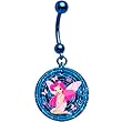 Butterfly Fairy Bubble Up Belly Ring