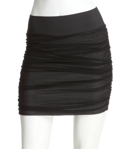 2b Ruched Overlay Knit Skirt 