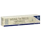 Desert Essence Natural Tea Tree Oil Toothpaste with Baking Soda and Essential Oil of Mint - 7 oz