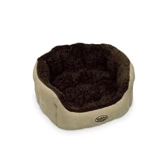 Nobby 71194 Komfortbett "ASIRA", 66 x 57 x 22 cm, beige  /  sandgr�n