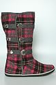 Sugar The Piccadilly Boot in Plaid,Shoes for Women