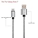 Galaxy S7 Edge Charger,Pack-3 6ft 2m Long Braided Fiber Universal Micro USB Charger Cord Android Phone & Tablet Charging Cable