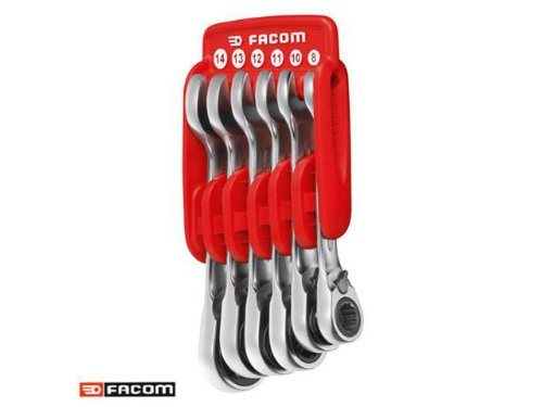 Facom 467.jp6pb stubby ratchet spanner set of 6
