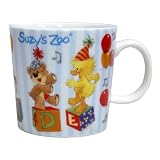 スージーズー/Suzy's Zoo《ウィッツィー&ブーフ》カジュアルマグカップ（陶器製）【ブルー】☆キャラクター食器通販☆の画像