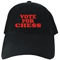 Baseball Cap Black " VOTE FOR Chess " Sports