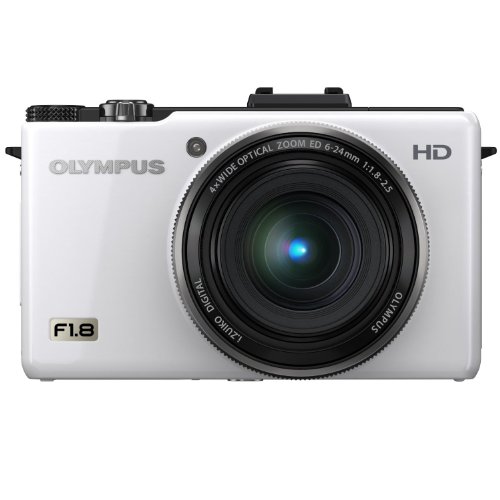 spec Olympus XZ-1 10 MP Digital Camera with f1.8 Lens and 3-inch OLED Monitor (White)