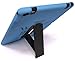 Apple iPad Pro Case, Bastex Hybrid High Impact Resistant Rugged Silicone rubber Outer Blue Silicone Cover Plastic Black Kickstand Case for iPad Pro 2015 12.9 inch screen