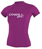 413WsNTRWUL. SL160  6oz Womens ONeill Short Sleeve Rash Guard in Pink   L