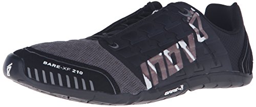 Inov-8 Bare-XFâ„¢ 210-U Cross-Trainer Shoe, Black/Grey/White, 10.5 M US