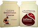 ACAI BERRY EXTREME COMPLEX FAT BURNERS, WEIGHT LOSS, DIET SLIMMING PILLS & COLON CLEANSE - DETOX COMBO