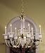 Nulco 5436-02 Polished Brass Sherwood Crystal Six Light Up Lighting Chandelier from t...