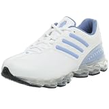 adidas Womens Microbounce+ Tr Training Shoe,White/Neon Blue/Navy,9.5 M