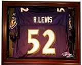 Baltimore Ravens Mahogany Snap On Jersey Display Case