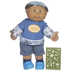 Cabbage Patch Kids 16 Feature Doll - Magic Glow Surprise Hispanic Boy in Brunette Hair by Cabbage Patch