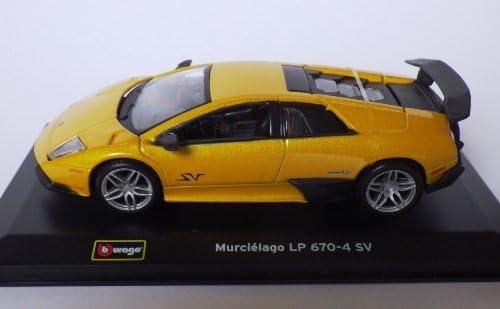 Vicky 1/32 Lamborghini Murcielago LP670-4 SV metallic yellow