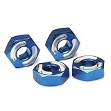 HEX WHEEL HUBS ALUM BLUE by Traxxas