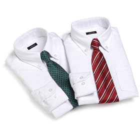 Claiborne Boys2-7 Long Sleeve Oxford Dress Shirt With Tie-Tie colors may vary