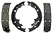 ACDelco 17704R Professional Riveted Rear Drum Brake Shoe Set