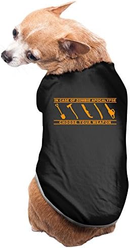 Pets In Case Of Zombie Apocalypse Choose Your Weapon Design T-shirt Black