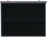 The Federal Dark Walnut 2 Drawer Footed Silverware / Flatware Chest