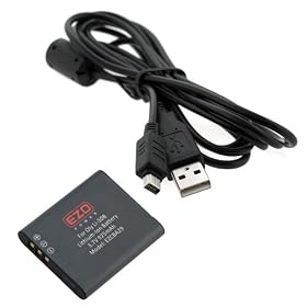 EZOPower Olympus LI-50B Battery 925mAh EZCBA29 + Replacement CB-USB6 Cable Cord for Olympus SZ-31MR iHS, SZ-30MR, SZ-12, SZ-11, SZ-10, SZ-20, TG-820 iHS, TG-810, SP-810UZ, XZ-1 Digital Cameras