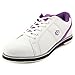 BSI Women's 460 Classic Bowling Shoe - Lightweight Shoes with Cushioned Support for Women, Purple & White