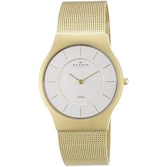 Skagen Herrenarmbanduhr Slimline Stahl 233LGG