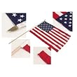 US Stick Flag 12in x 18in 24in wood stick Best Quality