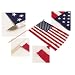 US Stick Flag 12in x 18in 24in wood stick Best Quality