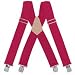 Rooster #110C 2" RED Heavy Duty Suspenders