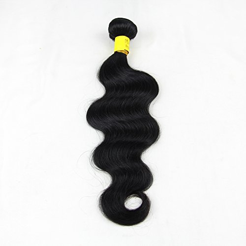 Eayon Hair® Virgin Remy Hair Extensions 100% Human Brazilian Weave Hair Unprocessed Body Wave Natural Aaaaa Grade 10 Inch ~30 Inch, 100g/pcs #1b Natural Color