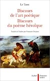Discours de l art poétique et du poème héroïque