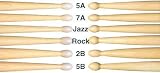 Regal Tip American Hickory Drumsticks, Wood Rock - B0002D0FLY