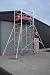 Loyal Aluminium Industrial Scaffold Tower Double Width (1.65m) x 2m Long (5