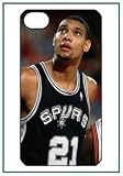Tim Duncan San Antonio Spurs NBA MVP All-Star Star Player iPhone 4 iPhone4 Black Case Cover Protector Bumper