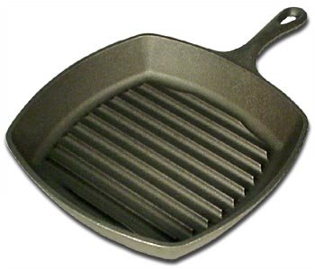 Lodge 10-1/2-Inch Cast Iron Grill Pan