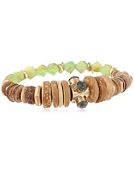 Kenneth Cole New York "Tropics" Mixed Bead Stretch Bracelet, 7.5"