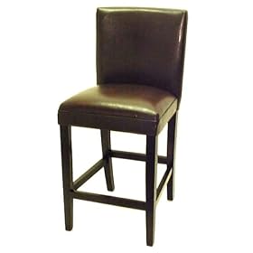 Cherry Wood Barstool - Brown