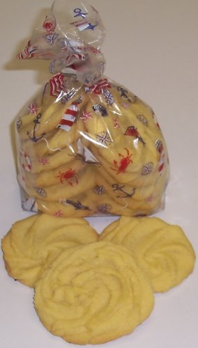 Scott's Cakes 1 2 lb. White Sugar Shortbread Cookies in a Nautical Bag by Scott's Cakes