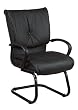 Visitors Leather Chair By Office Star