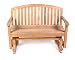Teak Furniture Gallery TGB137 Fanback Glider